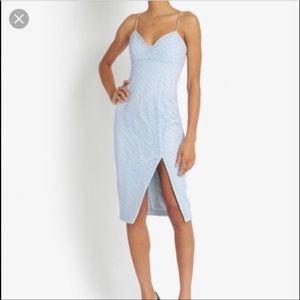 Nicholas Baby Blue eyelet dress Exclusive
